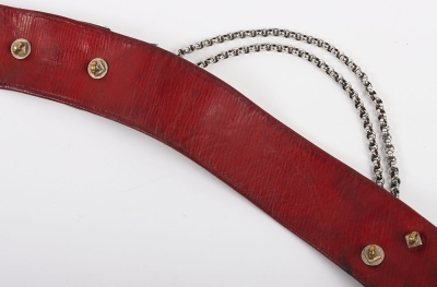 Leicestershire Yeomanry post 1870 Officers Full Dress Pouch & Pouch Belts. - 7