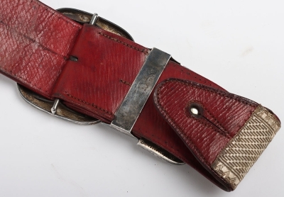 Leicestershire Yeomanry post 1870 Officers Full Dress Pouch & Pouch Belts. - 8