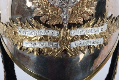 Lothian & Berwickshire Yeomanry Officers Helmet, - 3