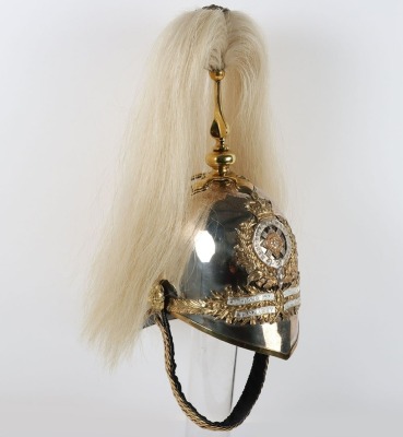 Lothian & Berwickshire Yeomanry Officers Helmet, - 4