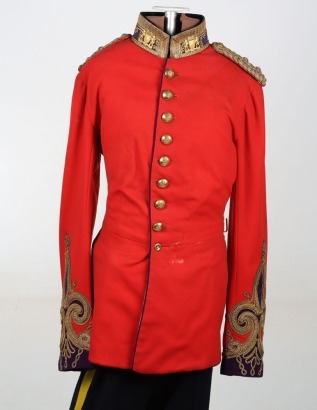 Westminster Dragoons Officers Full Dress Tunic.