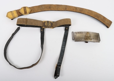 Westminster Dragoons Officers Full Dress Pouch Belt, Pouch & Waist Belt.