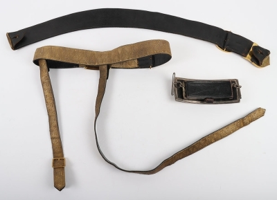 Westminster Dragoons Officers Full Dress Pouch Belt, Pouch & Waist Belt. - 2