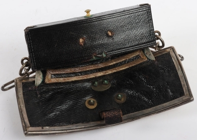 Westminster Dragoons Officers Full Dress Pouch Belt, Pouch & Waist Belt. - 12