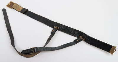 Westminster Dragoons Officers Full Dress Pouch Belt, Pouch & Waist Belt. - 15