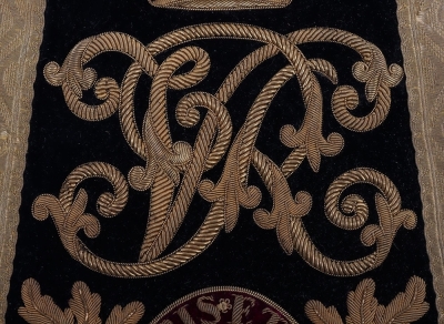 Middlesex Yeomanry Officers Full Dress Sabretache, - 3