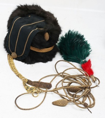Middlesex Yeomanry Officers Full Dress Busby, Tunic & Pouch Belt. - 9