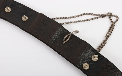 Montgomeryshire Yeomanry Cavalry Full Dress Pouch Belt & Pouch. - 7