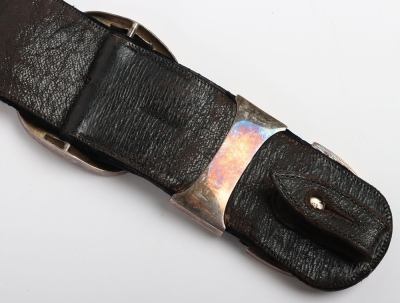 Montgomeryshire Yeomanry Cavalry Full Dress Pouch Belt & Pouch. - 8