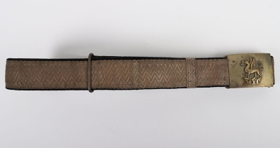 Montgomeryshire Yeomanry Cavalry Full Dress Waist Belt.
