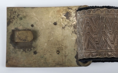 Montgomeryshire Yeomanry Cavalry Full Dress Waist Belt. - 5