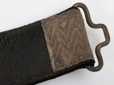 Montgomeryshire Yeomanry Cavalry Full Dress Waist Belt. - 6