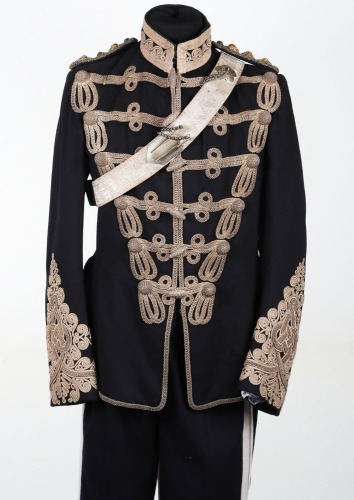 Northumberland Yeomanry Officers Full Dress Tunic & Pouch Belt.
