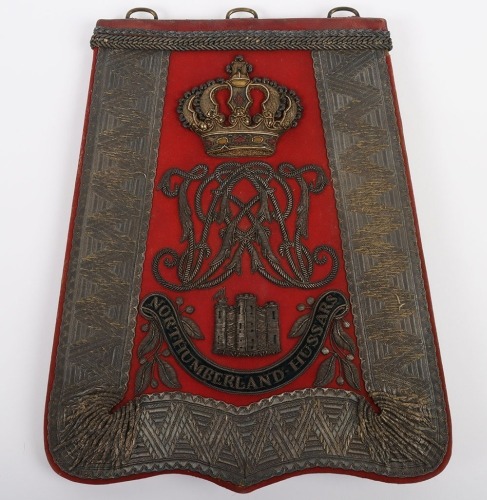 Northumberland Yeomanry Cavalry Full Dress Sabretache,