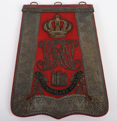 Northumberland Yeomanry Cavalry Full Dress Sabretache,