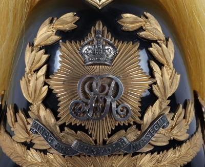 Norfolk Yeomanry Full Dress Helmet. - 2