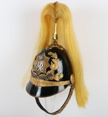 Norfolk Yeomanry Full Dress Helmet. - 6