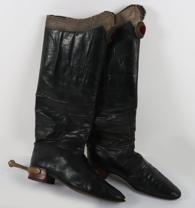 Oxfordshire Yeomanry Officer Levee Boots.