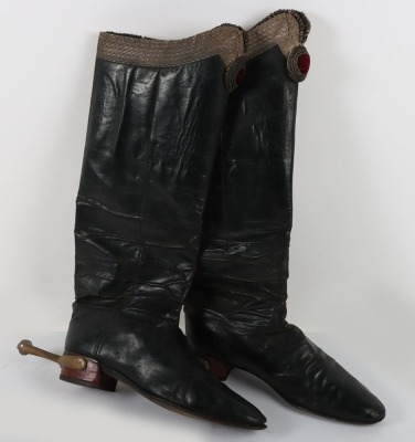Oxfordshire Yeomanry Officer Levee Boots.