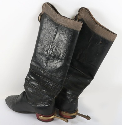 Oxfordshire Yeomanry Officer Levee Boots. - 7