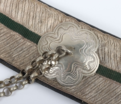 Buckinghamshire Hussars Yeomanry Pouch Belt and Full Dress Pouch. - 2