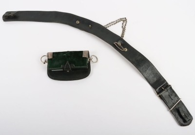 Buckinghamshire Hussars Yeomanry Pouch Belt and Full Dress Pouch. - 5