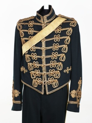 Sherwood Rangers Yeomanry Officers Full Dress Uniform.
