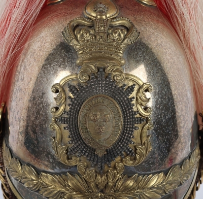 Shropshire Yeomanry Officers Helmet. - 2
