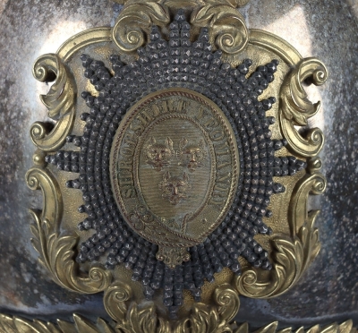 Shropshire Yeomanry Officers Helmet. - 3