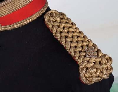 Shropshire Yeomanry Victorian Officers Full Dress Tunic. - 3