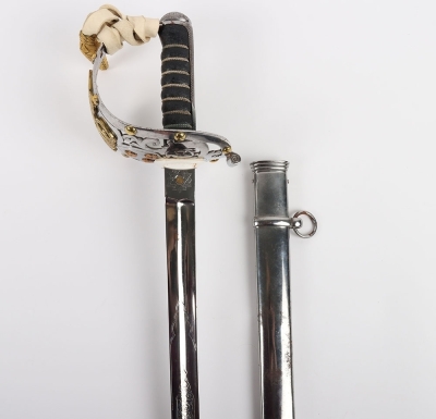 Shropshire Yeomanry Cavalry Officers Sword - 3