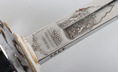 Shropshire Yeomanry Cavalry Officers Sword - 8