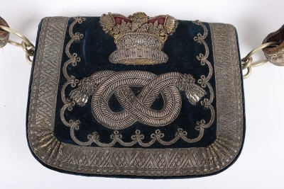 Staffordshire Yeomanry Officers Full Dress Pouch Belt & Pouch. - 3