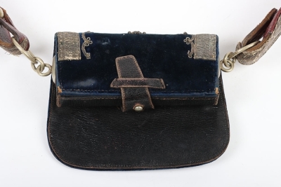 Staffordshire Yeomanry Officers Full Dress Pouch Belt & Pouch. - 7