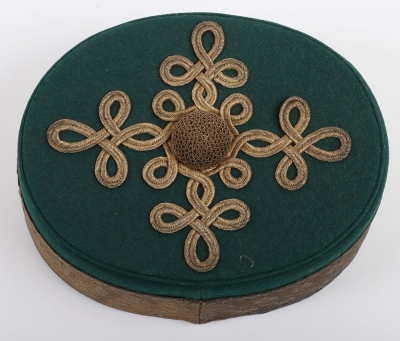Suffolk Yeomanry Cavalry Officers Pill Box Cap. - 6