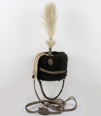 Warwickshire Hussars Yeomanry Named Officers Busby in Tin. - 7