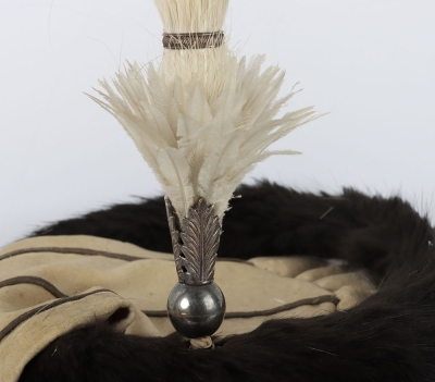 Warwickshire Hussars Yeomanry Named Officers Busby in Tin. - 9