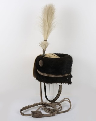Warwickshire Hussars Yeomanry Named Officers Busby in Tin. - 15