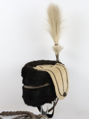 Warwickshire Hussars Yeomanry Named Officers Busby in Tin. - 18