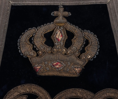 Warwickshire Yeomanry Hussars Officer Full Dress Sabretache, - 2