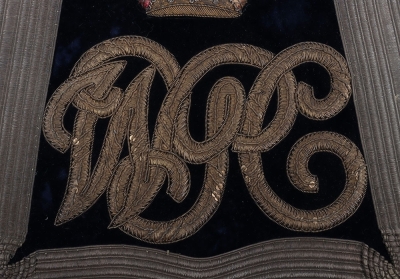 Warwickshire Yeomanry Hussars Officer Full Dress Sabretache, - 3