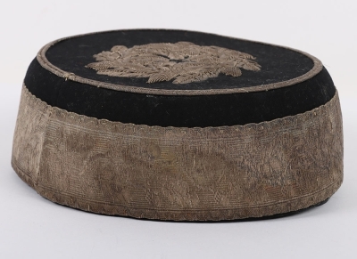 Worcestershire Hussars Yeomanry Cavalry Officers Pill Box Cap. - 5