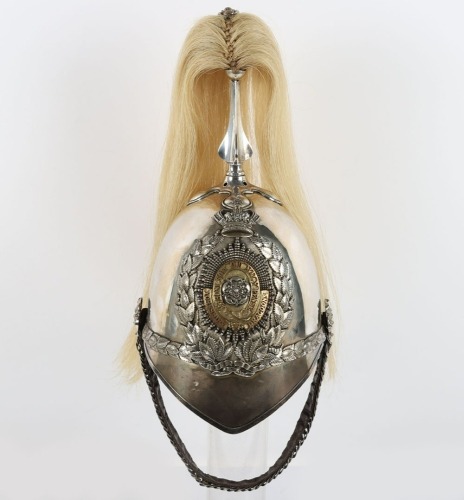 Yorkshire Dragoons Yeomanry Full Dress Helmet.
