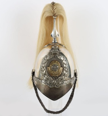 Yorkshire Dragoons Yeomanry Full Dress Helmet.