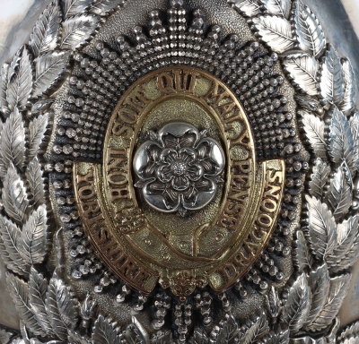 Yorkshire Dragoons Yeomanry Full Dress Helmet. - 3