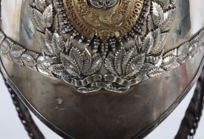 Yorkshire Dragoons Yeomanry Full Dress Helmet. - 4