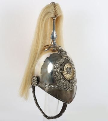 Yorkshire Dragoons Yeomanry Full Dress Helmet. - 6
