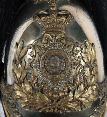 2nd West York Yeomanry Cavalry Officers Helmet - 2
