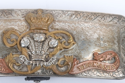 2nd West York Yeomanry Cavalry Full Dress Pouch. - 3