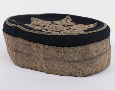 Yeomanry Cavalry Officers Blue Pill Box. - 3